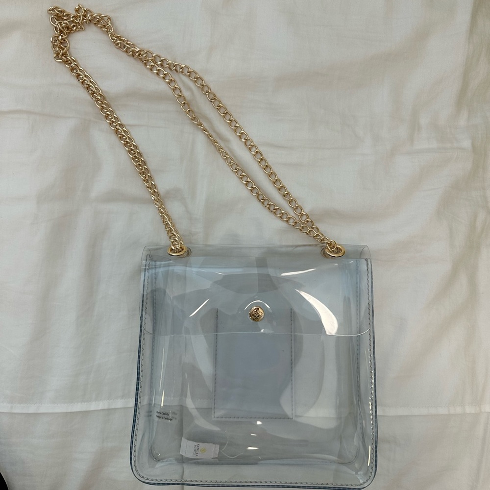 Clear game day tailgate Kendra scott crossbody purse